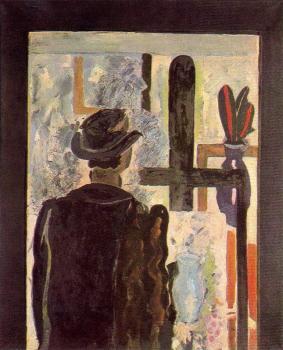 喬治 勃拉尅 A man at the easel 喬治 勃拉尅 A man at the easel